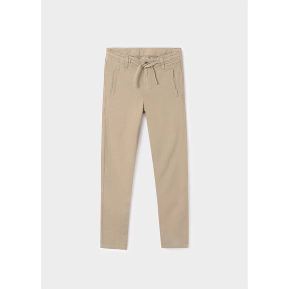 NEW MAYORAL boys linen pants in camel - Picture 1 of 3